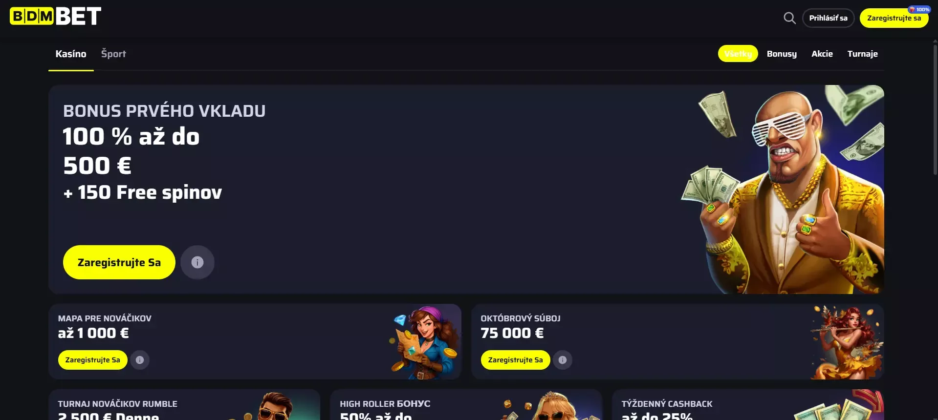 BDMbet výbery